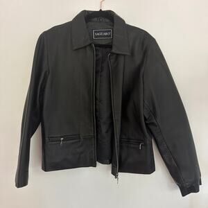 Genuine 100% Genuine Leather Saguaro Vintage Black Jacket Size Large